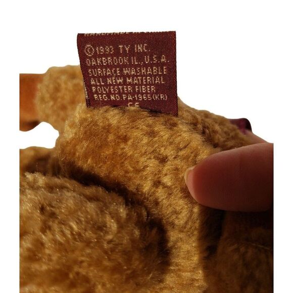 Vintage Ty Lawrence the Camel Posable 9 in. Attic Treasures 6053 Retired 1993 - Picture 5 of 7